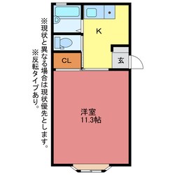 ミューズイン平尾の物件間取画像